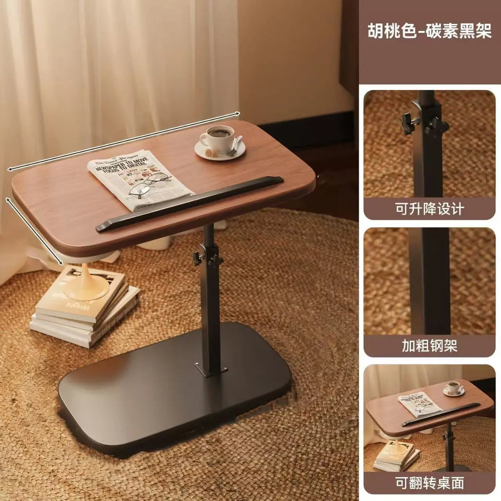 Solid Wood Adjustable Height Table