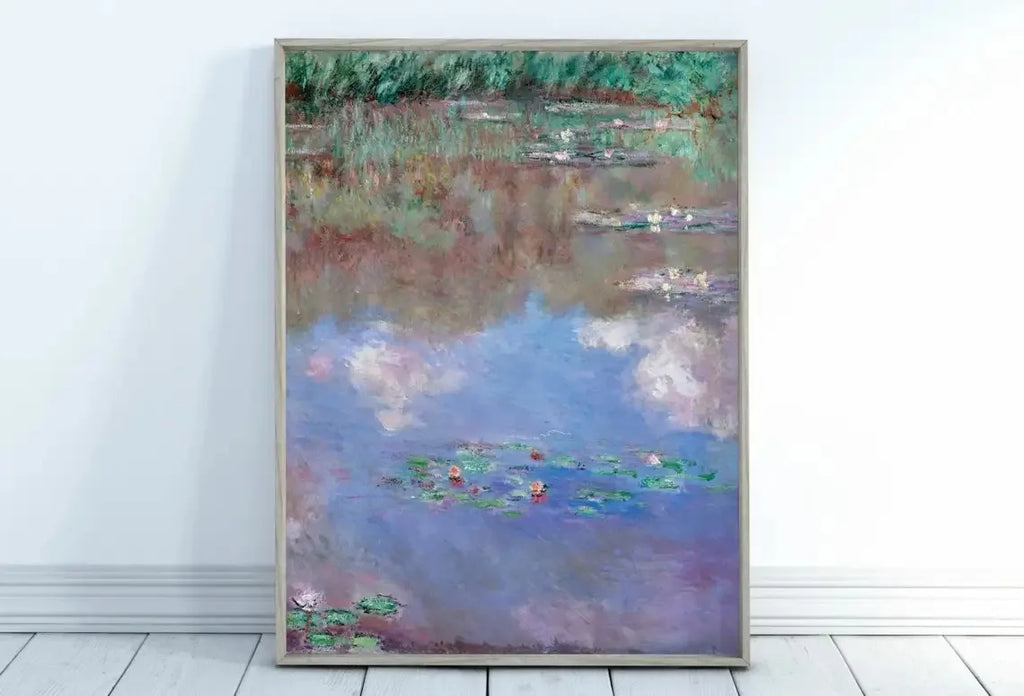 Impressionist Garden Landscape Canvas Print