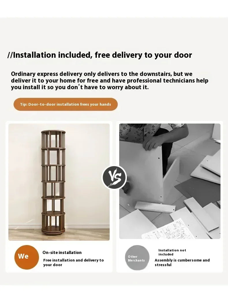 Rotating Tower Bookcase