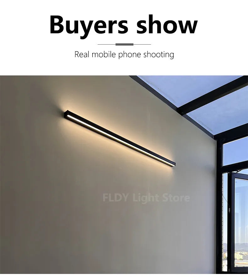 Luxury Linear Wall Sconce