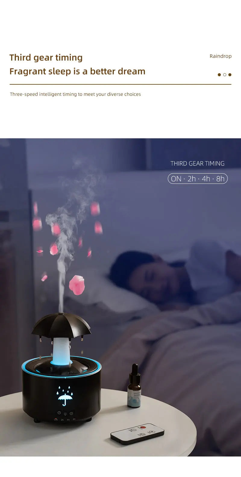 Remote-Control Rain Cloud Diffuser