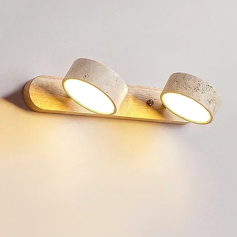 Travertine Wabi-Sabi LED Wall Light