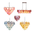 Murano Glass Dimmable LED Chandelier