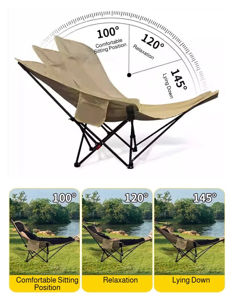 Folding Recliner Chair with Leg Rest