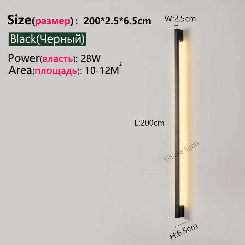 Long Mount LED Wall Light