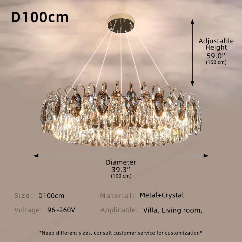 Modern Luxury Crystal Chandelier