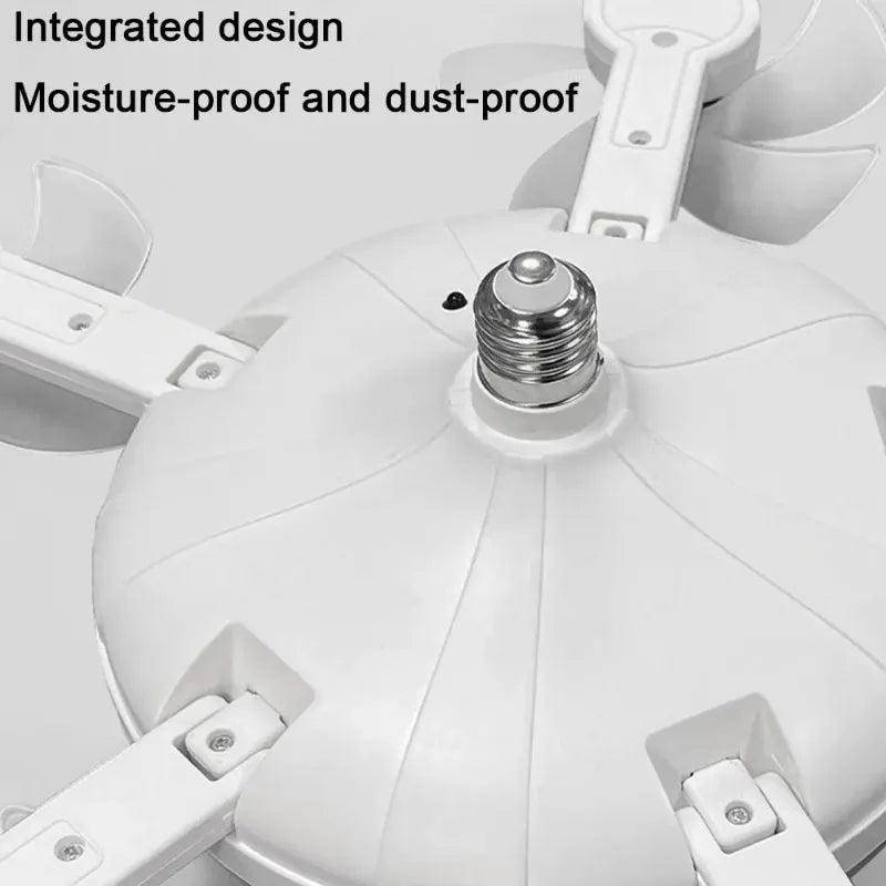 Motion-Sensor LED Ceiling Fan with Light