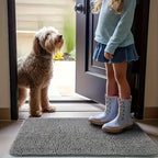 Absorbent Microfiber Muddy-Paw Door Mat