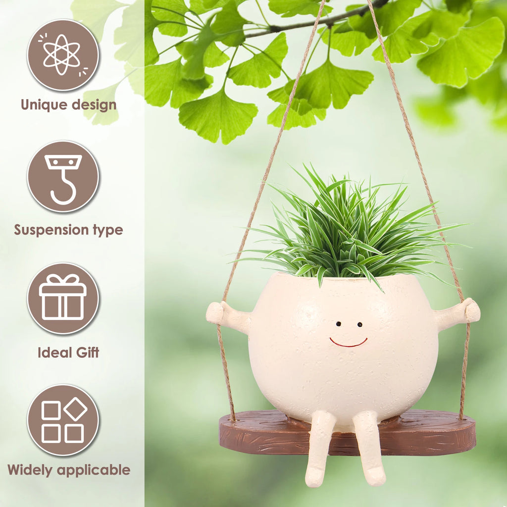 Swing Resin Planter