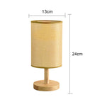 USB Dimmable Fabric Shade Table Lamp