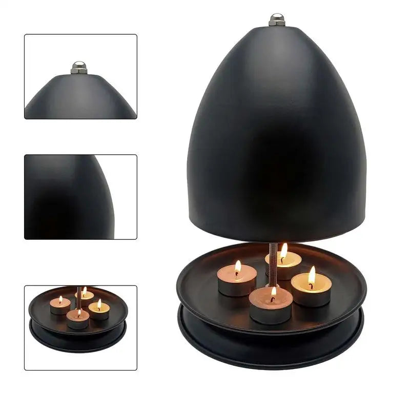 Tea Light Candle Heater Metal Tea Light Stove And Oven Large Space