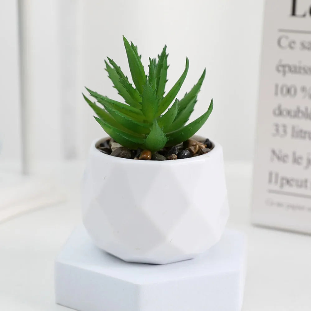 Lifelike Faux Succulent Arrangement