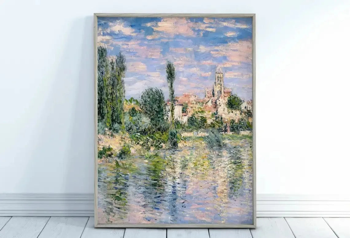 Impressionist Garden Landscape Canvas Print