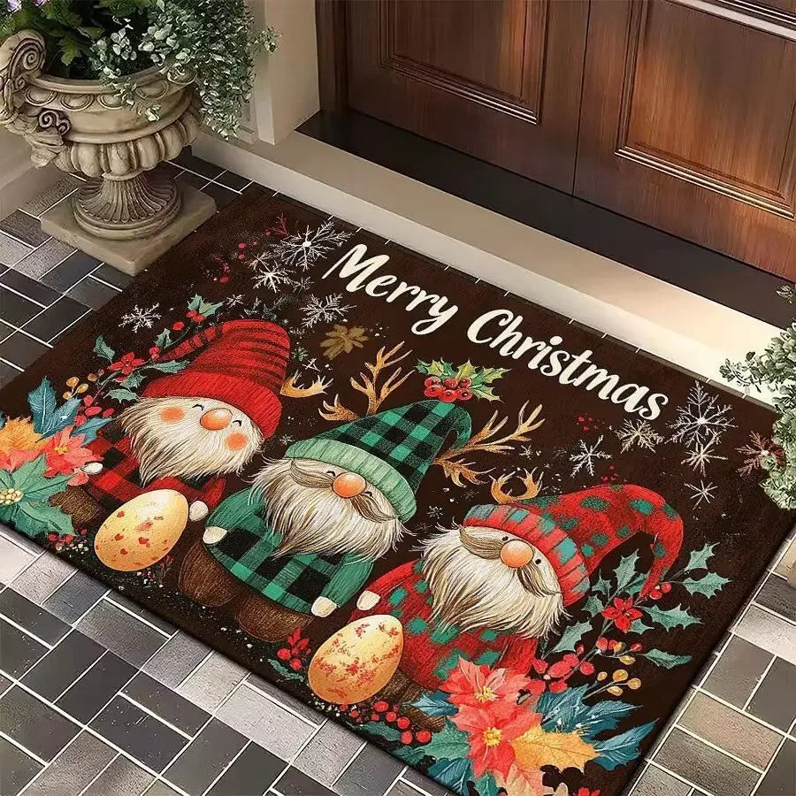 Merry Christmas Washable Door Mat
