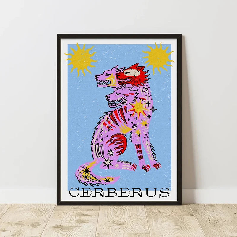 Retro Abstract Composition Canvas Print