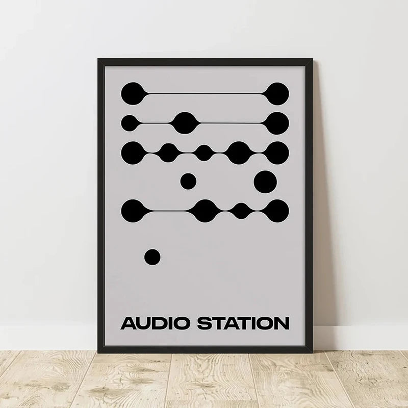 Retro Abstract Composition Canvas Print