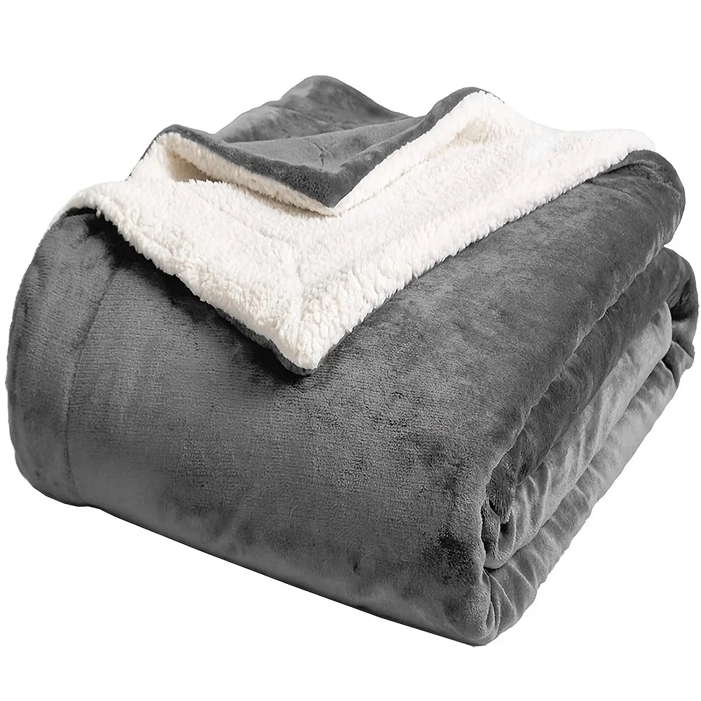 5 lb Reversible Twin Sherpa Blanket