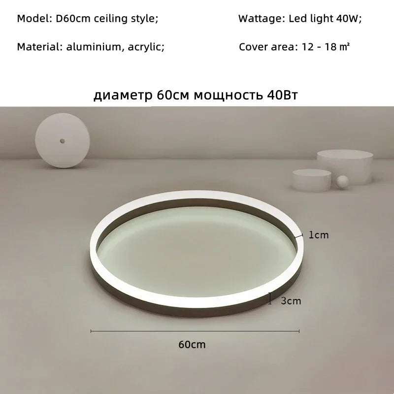 Acrylic Dimmable LED Chandelier