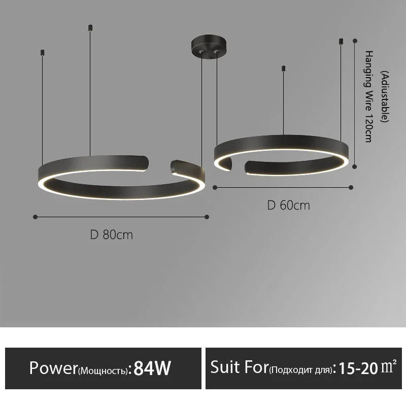 Ring LED Chandelier