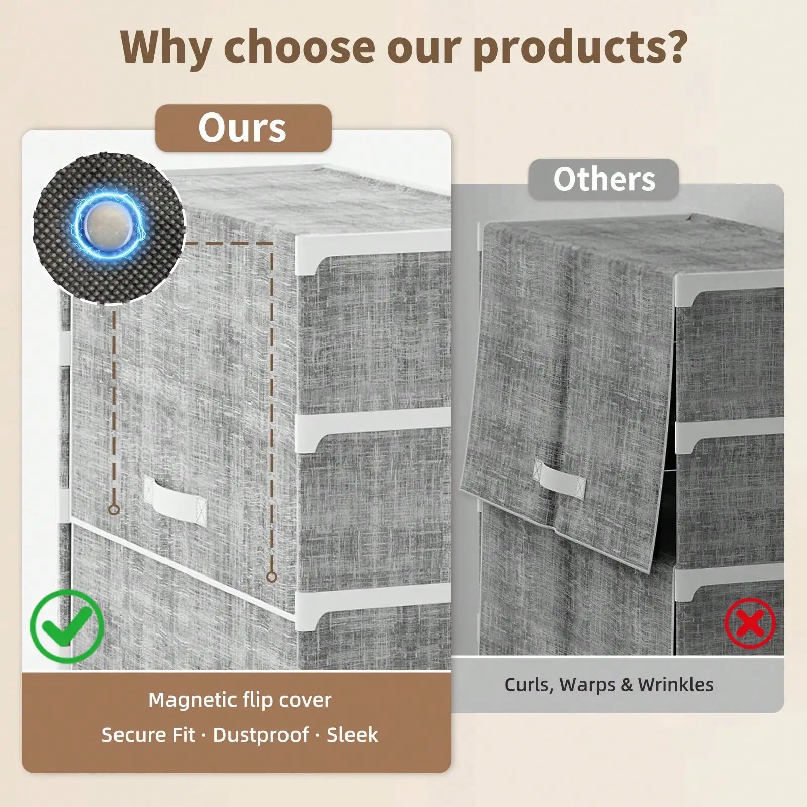 9-Tier Dustproof Shoe Storage Cabinet