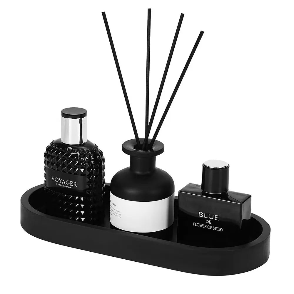 Silicone Wave-Edge Vanity Tray