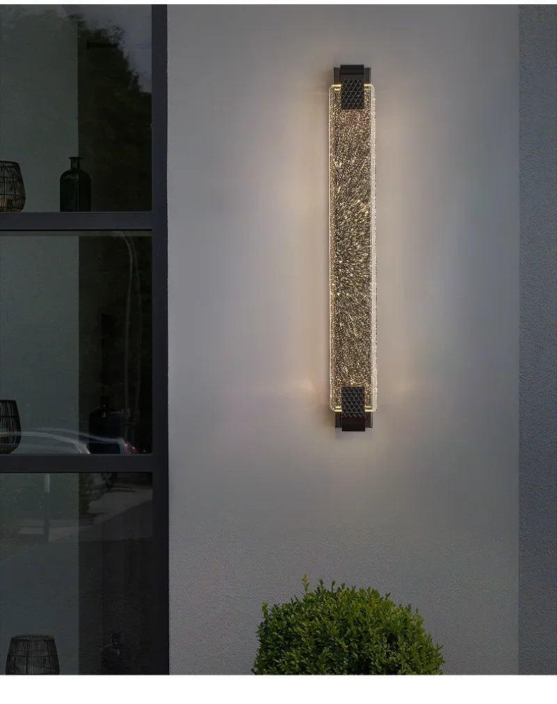 LuxeGlow Crystal Wall Sconce