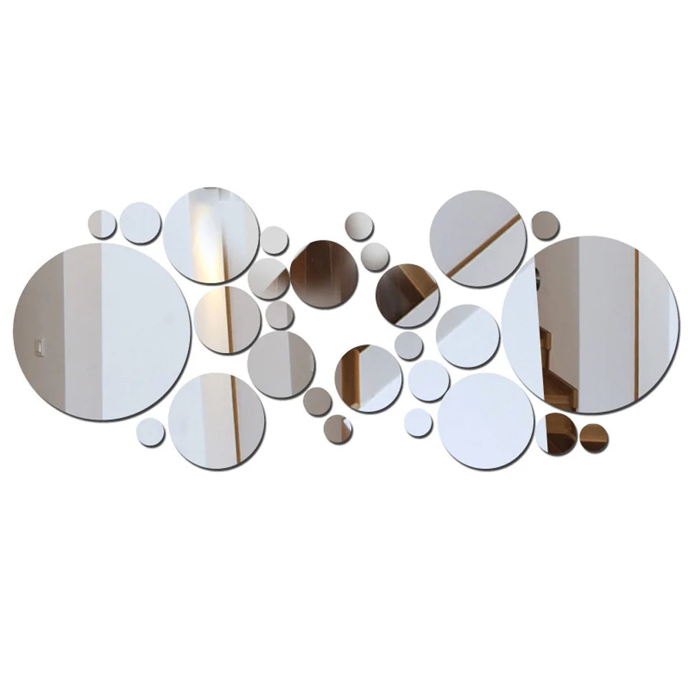 3D Acrylic Arched Wall Mirror