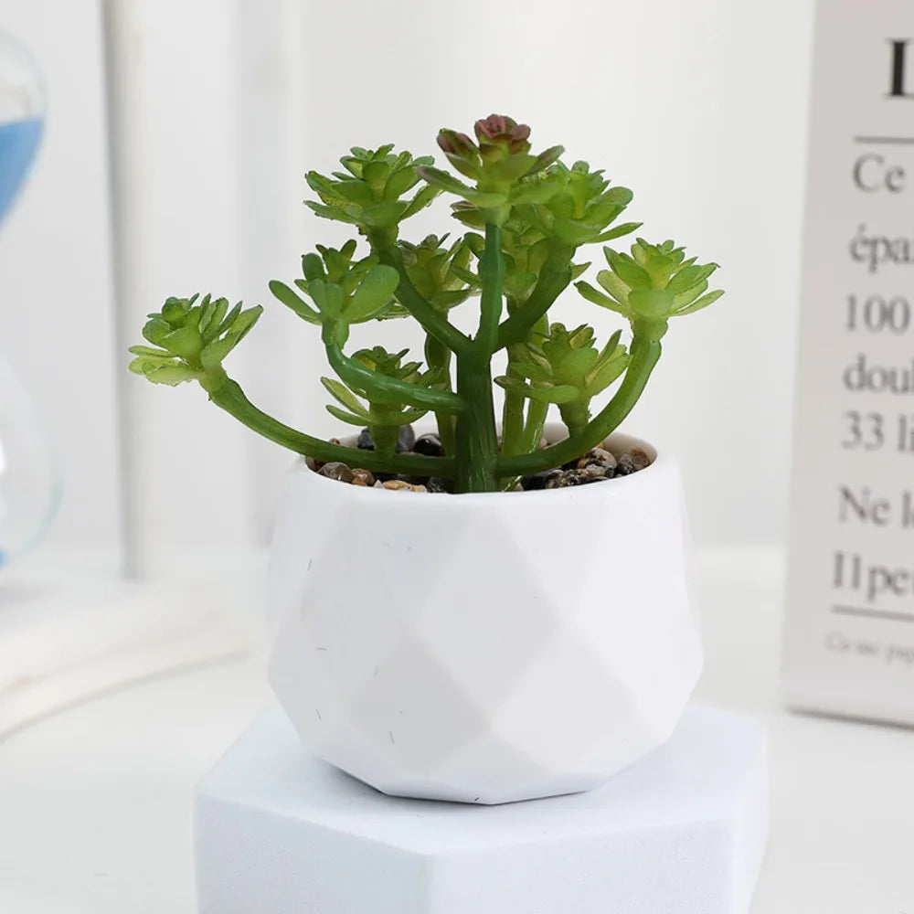 Lifelike Faux Succulent Arrangement