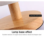 USB Dimmable Fabric Shade Table Lamp