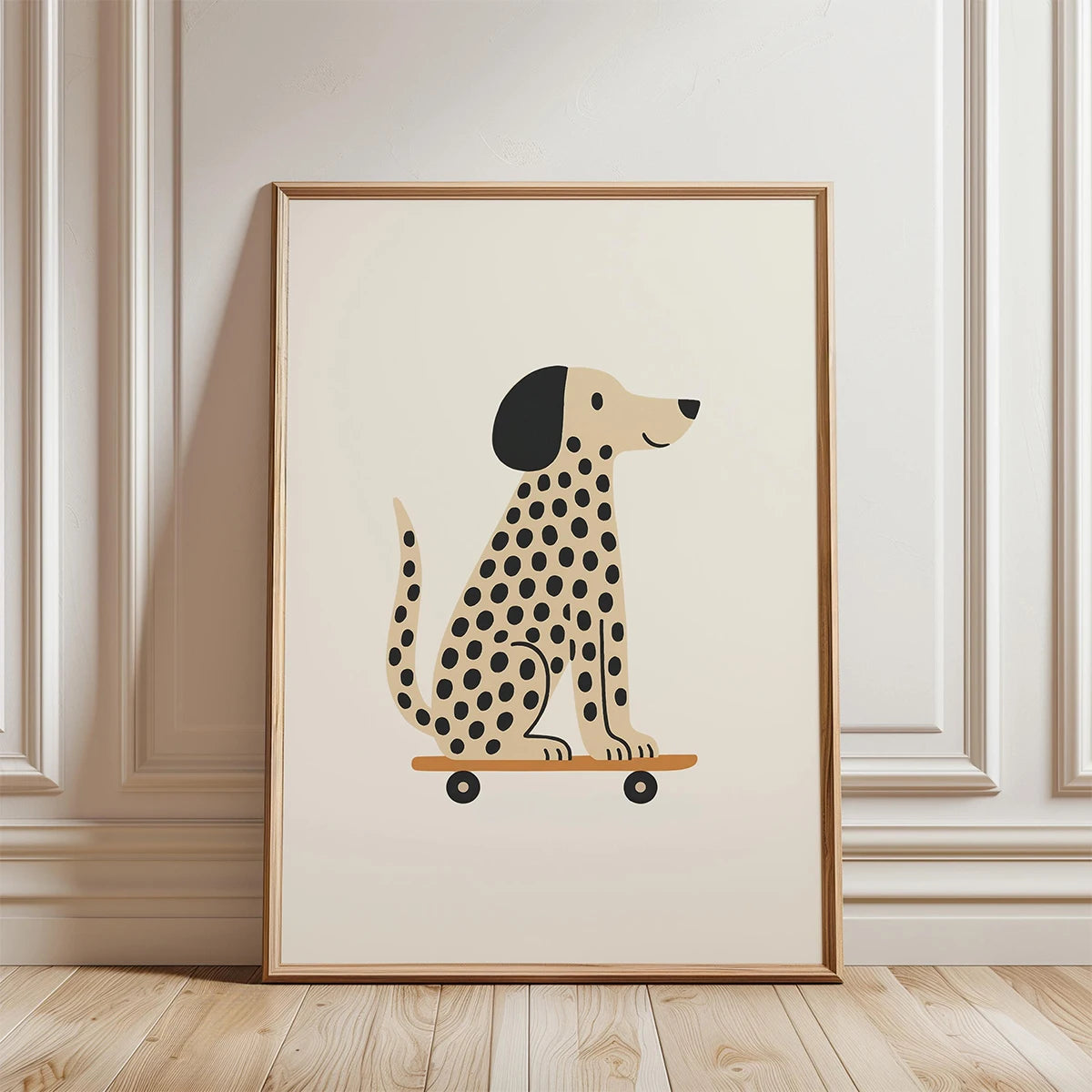 Skateboarding Dachshund Canvas Print
