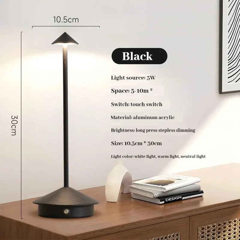Wireless Rechargeable LED Table Lamp