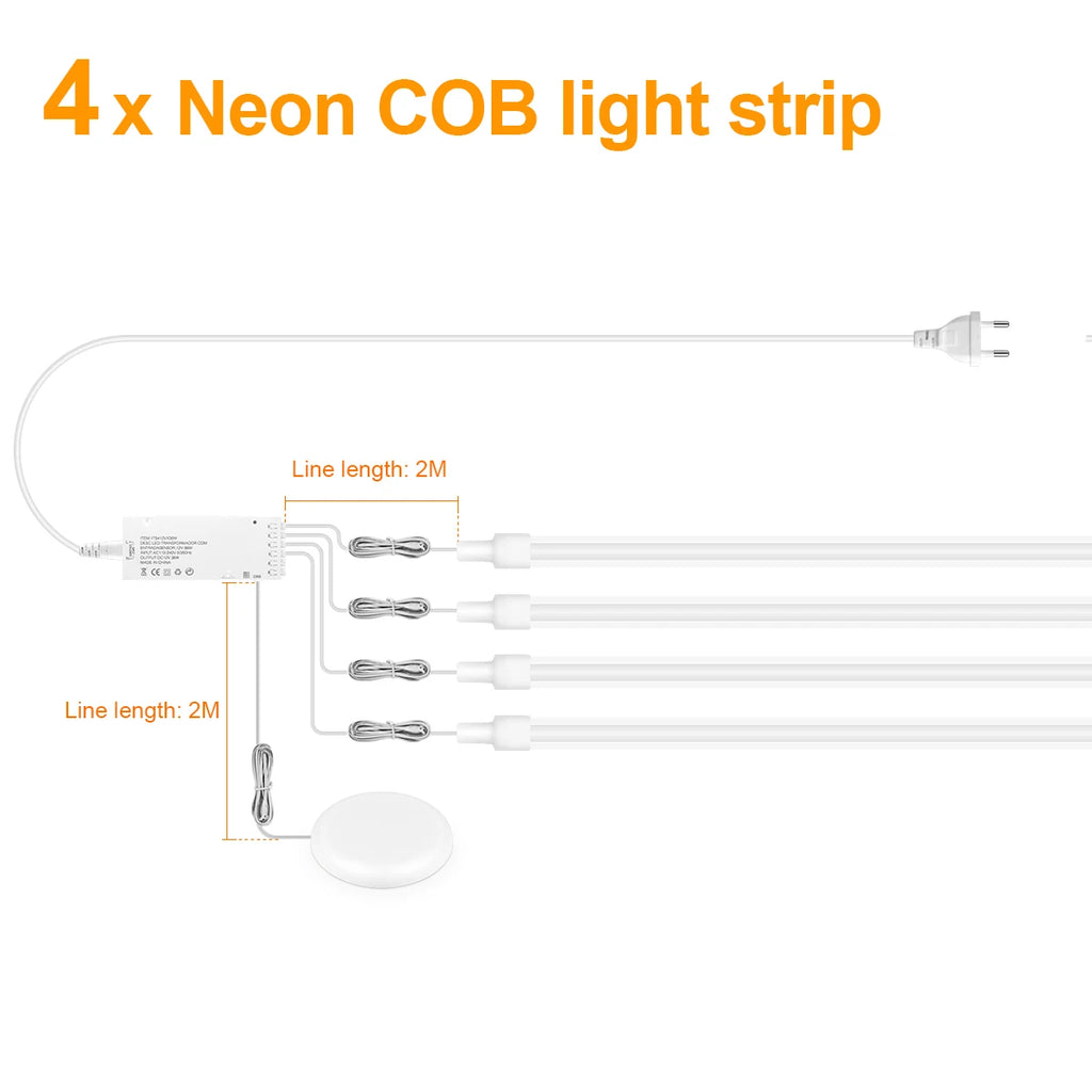 Acoustic Wall Panel LED Light Kit