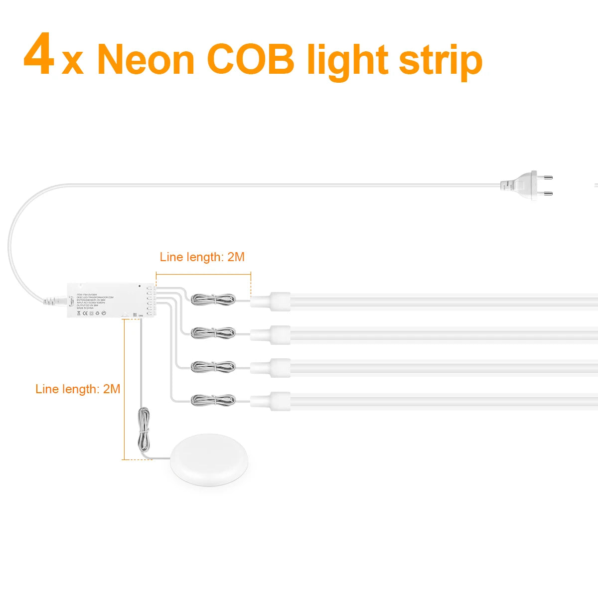 Acoustic Wall Panel LED Light Kit