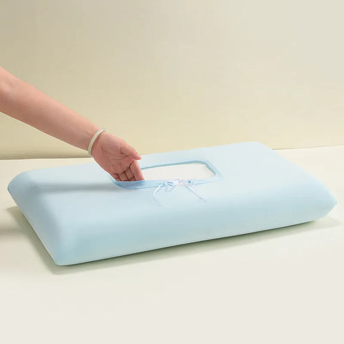1-4PCS Summer Cooling Ice Silk Pillowcase Breathable Air Conditioning Cover for Hot Sleepers No Insert Washable