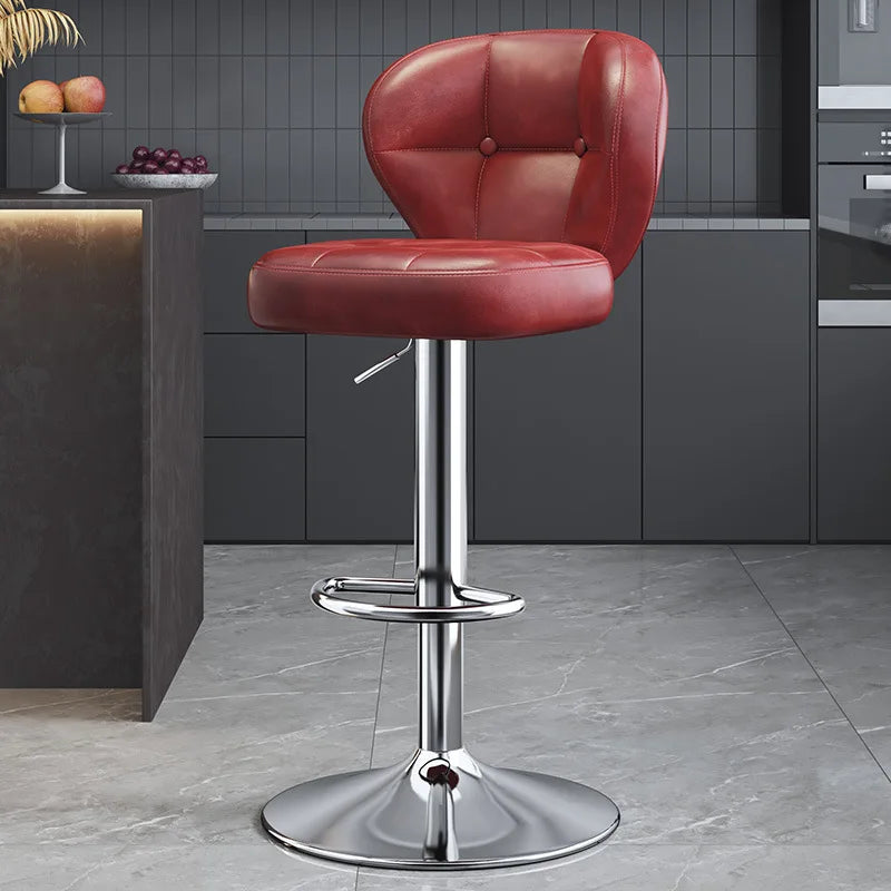 Adjustable Swivel Bar Stool