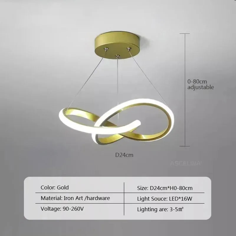 Irregular LED Pendant Light