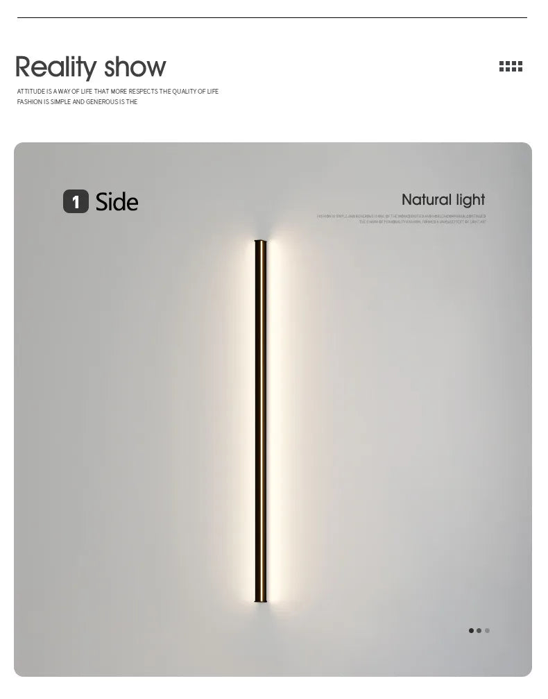 Luxury Linear Wall Sconce