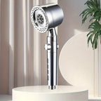 New High Pressure Water Saving Filter Shower Head 5 Modes Handheld Shower Head One Button Stop Bathroom Accessories Set