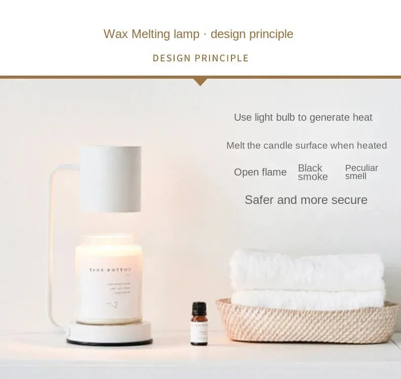 Korean-Style Candle Warmer Lamp