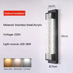 Long Waterproof Outdoor Wall Light