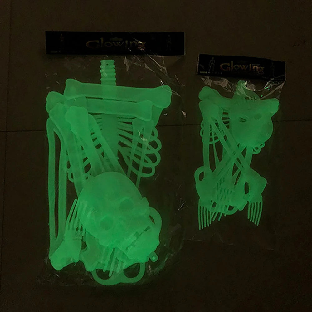 Glow-in-the-Dark Hanging Skeleton