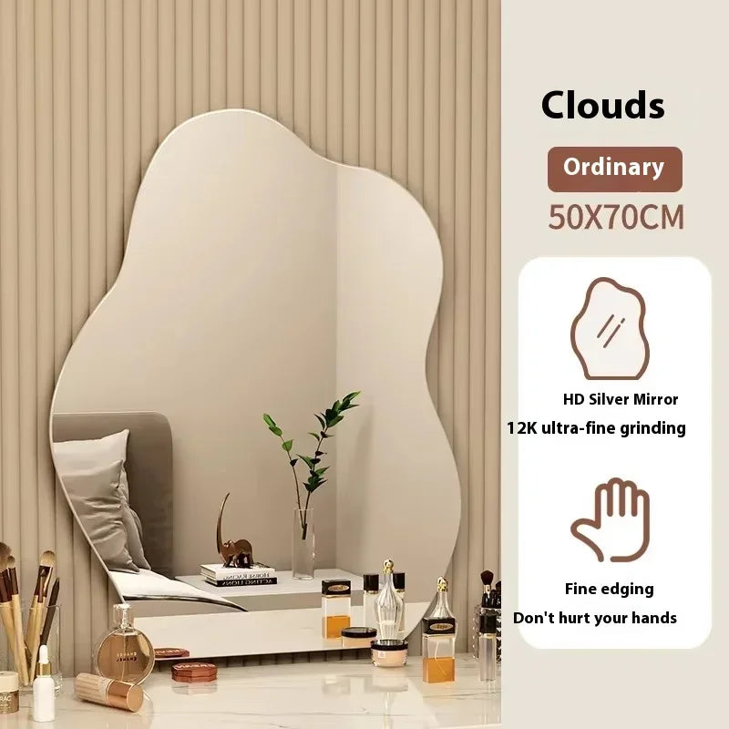 Irregular LED Accent Wall Mirror