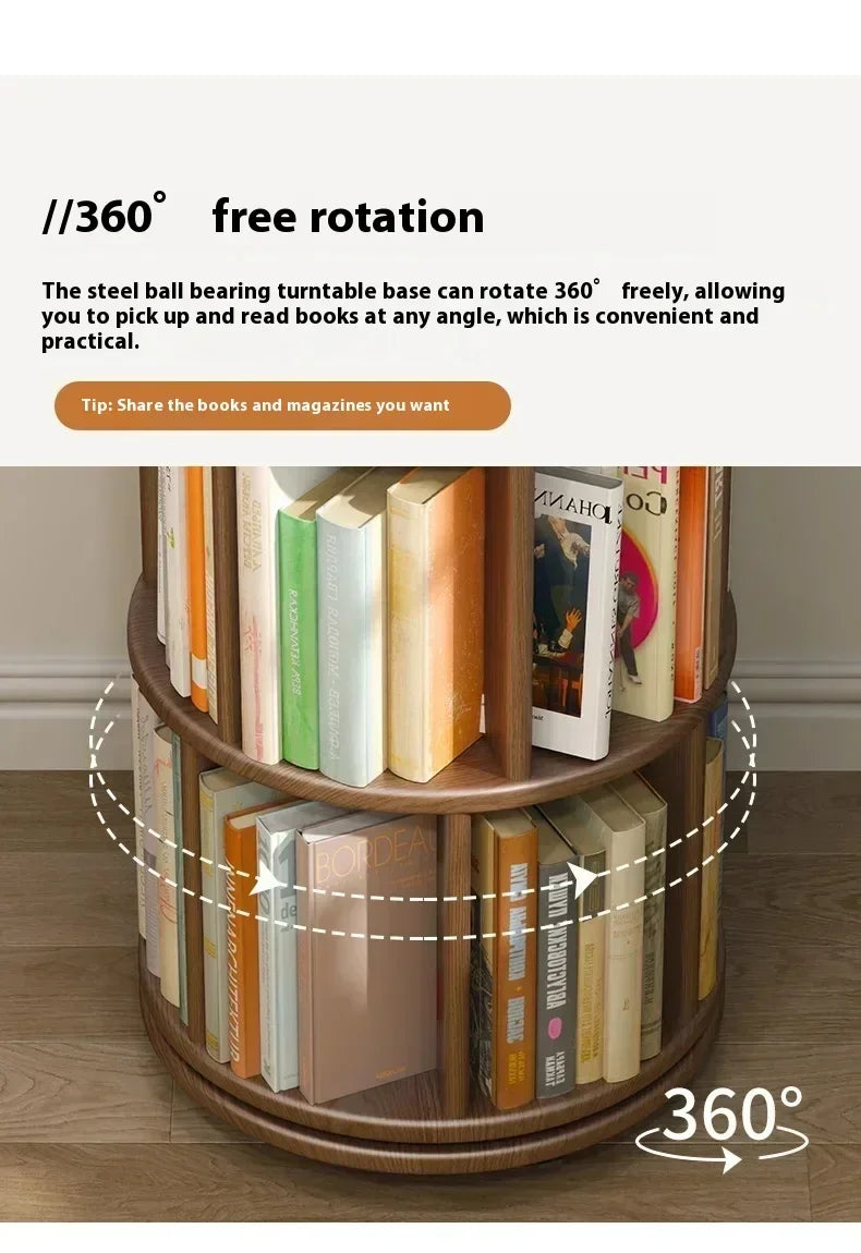 Rotating Tower Bookcase