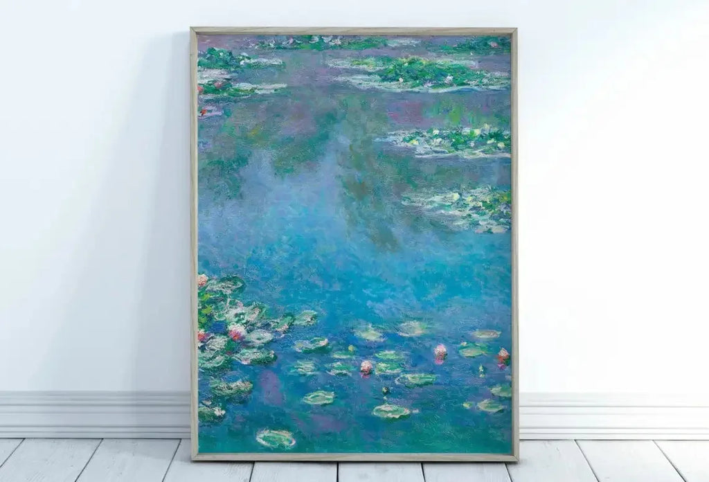 Impressionist Garden Landscape Canvas Print