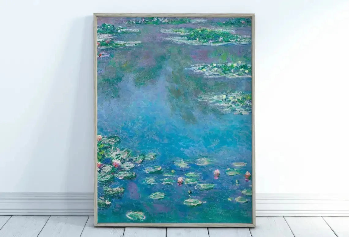 Impressionist Garden Landscape Canvas Print