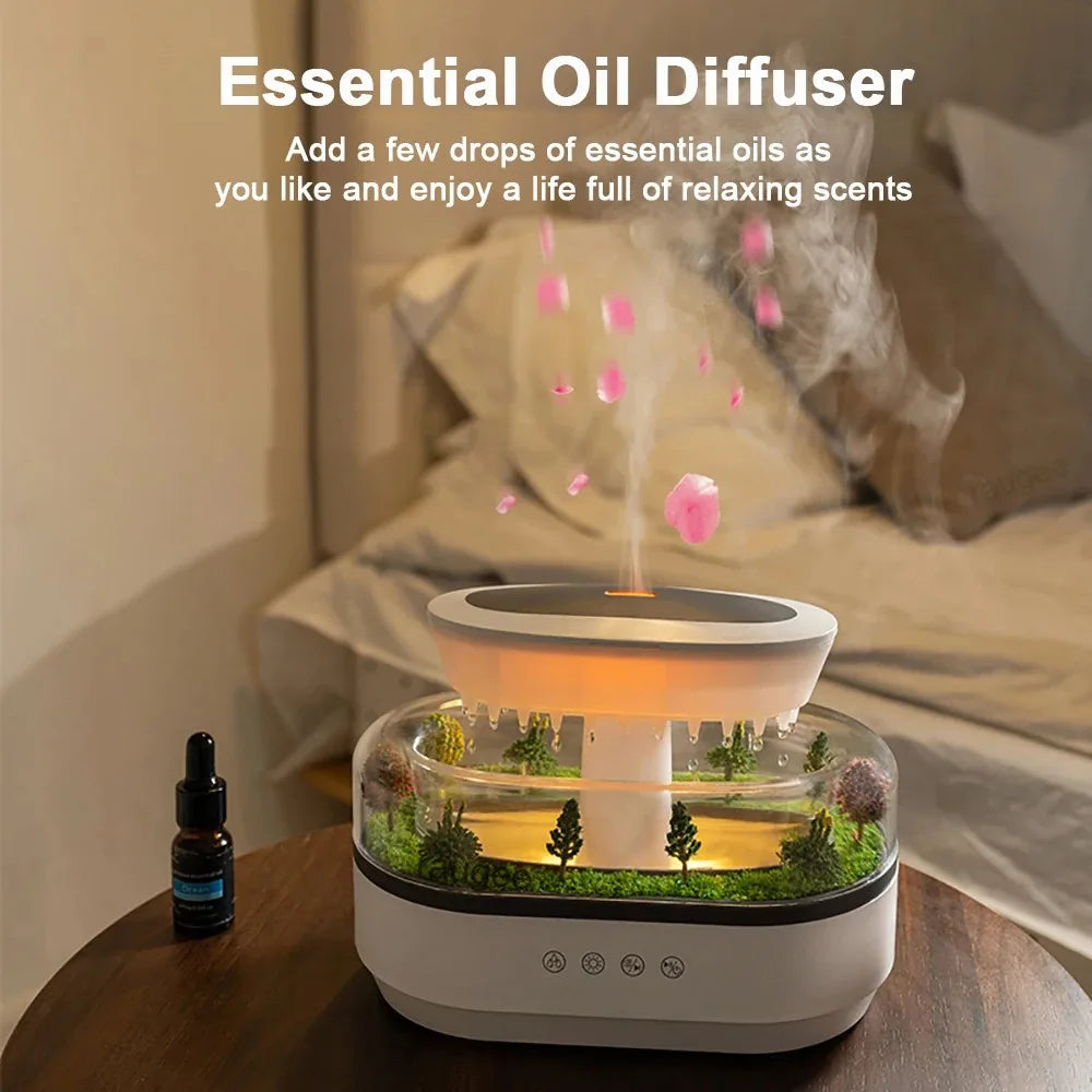 Color-Light Rain Cloud Aroma Diffuser