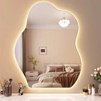 Irregular LED Accent Wall Mirror