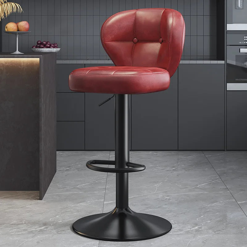 Adjustable Swivel Bar Stool