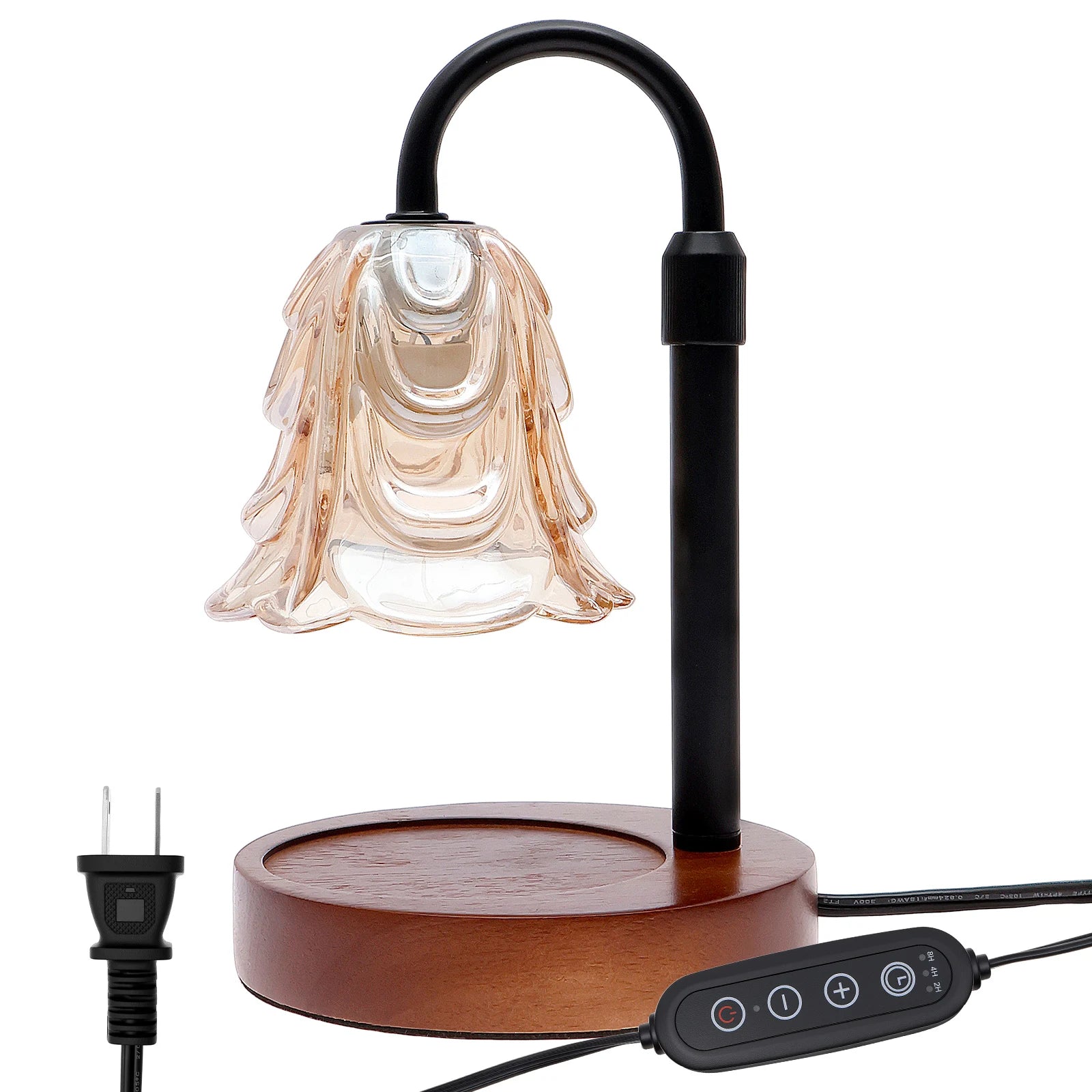 Floral Dimmable Candle Warmer Lamp