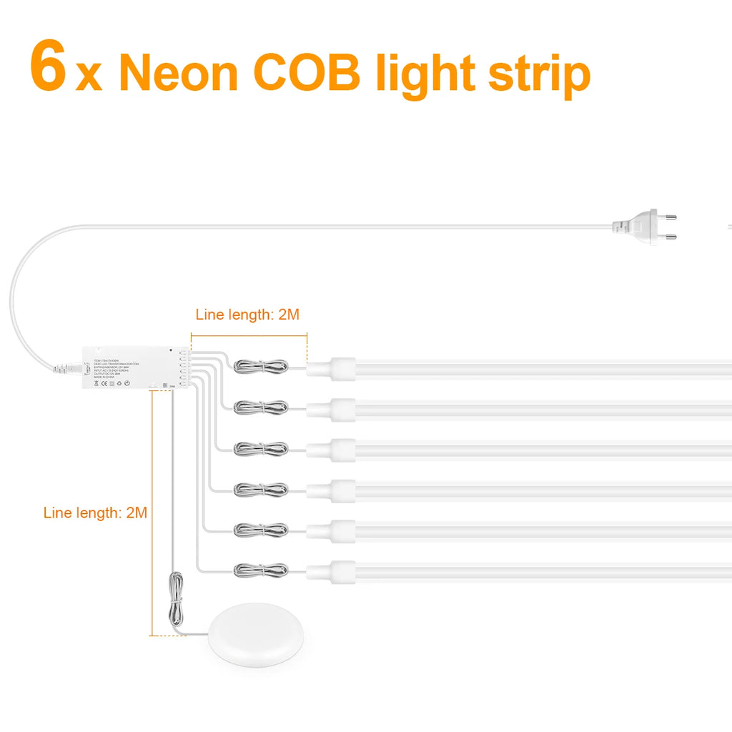 Acoustic Wall Panel LED Light Kit